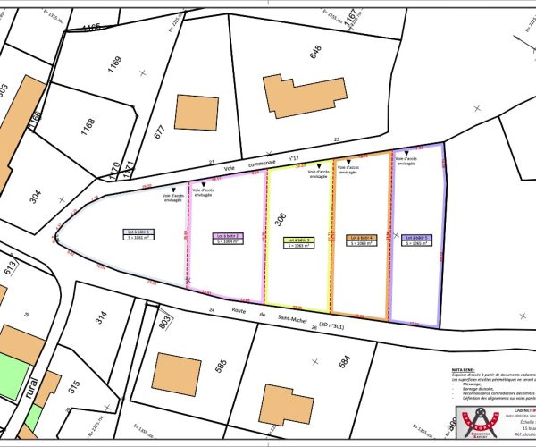 Certificat d'urbanisme plan coté 2
