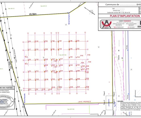 Cabinet de géomètre-expert au Pays Basque. Cédric Arrechea Agence Iparrorratz. Bornage de terrain, division parcellaire, levés topographiques et expertises foncières. Interventions à Anglet, Bayonne, Biarritz, Saint-Jean-Pied-de-Port et dans tout le Pays Basque.
