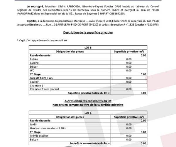 Cabinet de géomètre-expert au Pays Basque. Cédric Arrechea Agence Iparrorratz. Bornage de terrain, division parcellaire, levés topographiques et expertises foncières. Interventions à Anglet, Bayonne, Biarritz, Saint-Jean-Pied-de-Port et dans tout le Pays Basque.